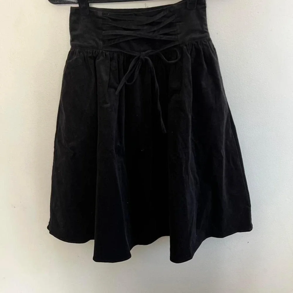 Killstar‎ violets ballad midi cirlcle skirt corset detail xl